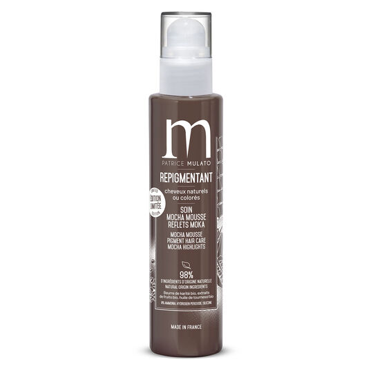 Soin repigmentant cheveux naturels ou colorés mocha mousse