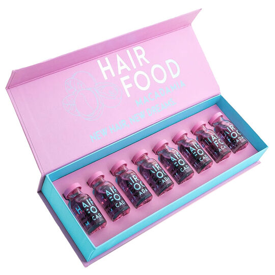 Hair food coffret 8 ampoules magiques