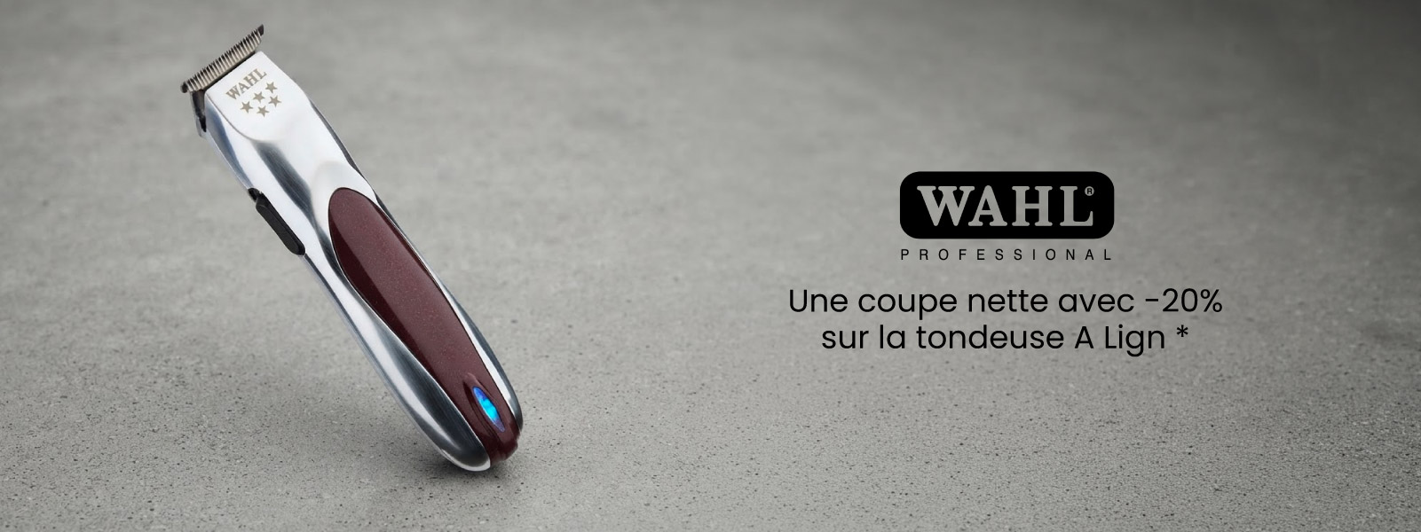 Wahl Professional : une coupe nette avec -20% sur la tondeuse A Lign *.