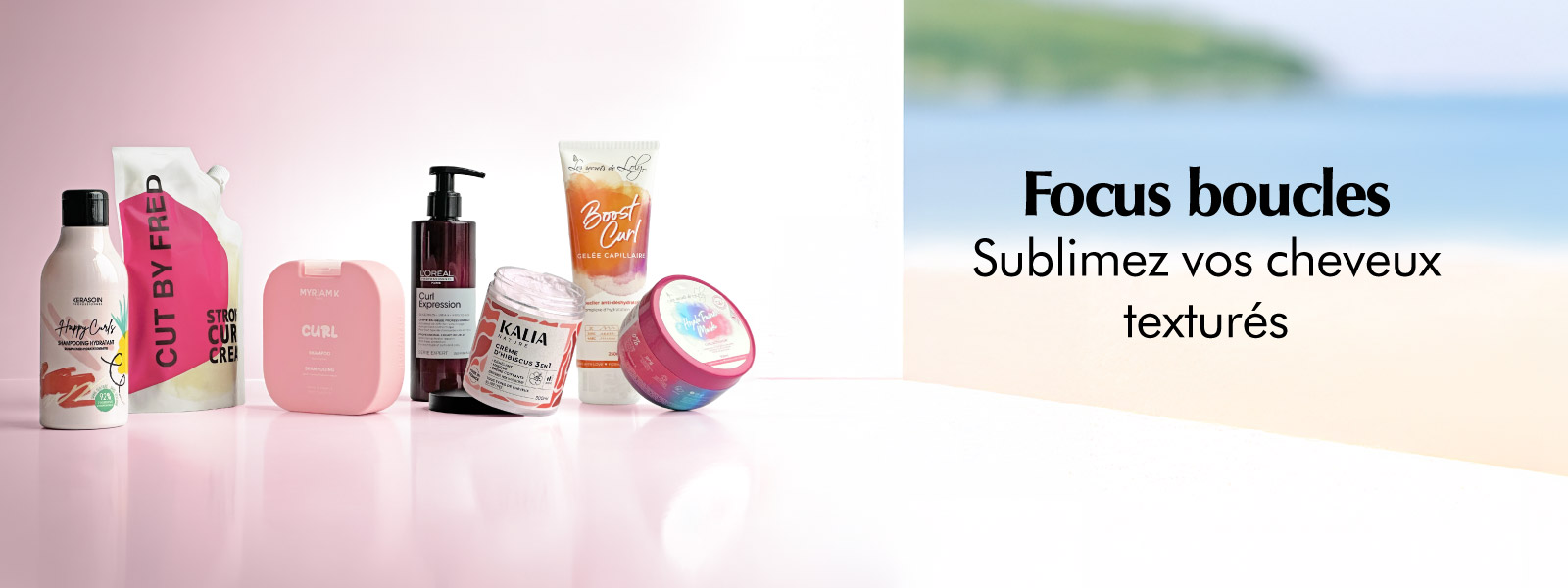 Prenez soin de vos cheveux texturés avec notre sélection de prdduits adaptés.