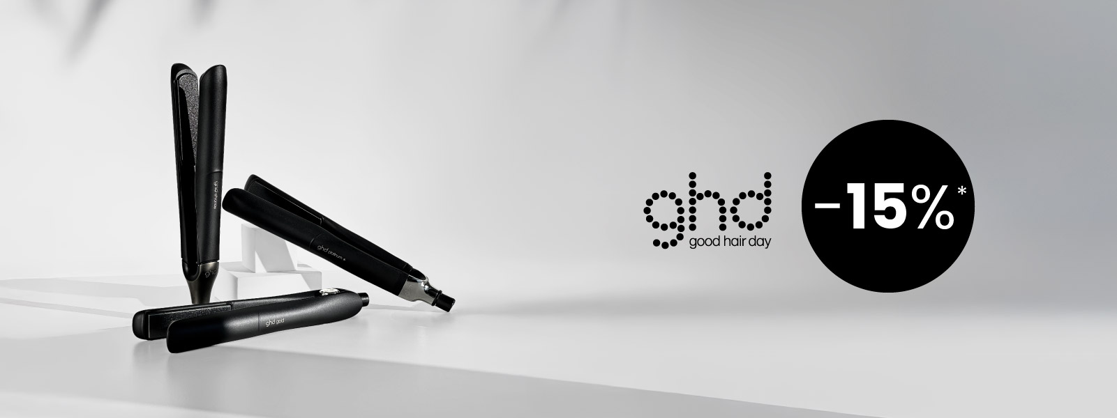 -15% sur une sélection d'appareils ghd ! *