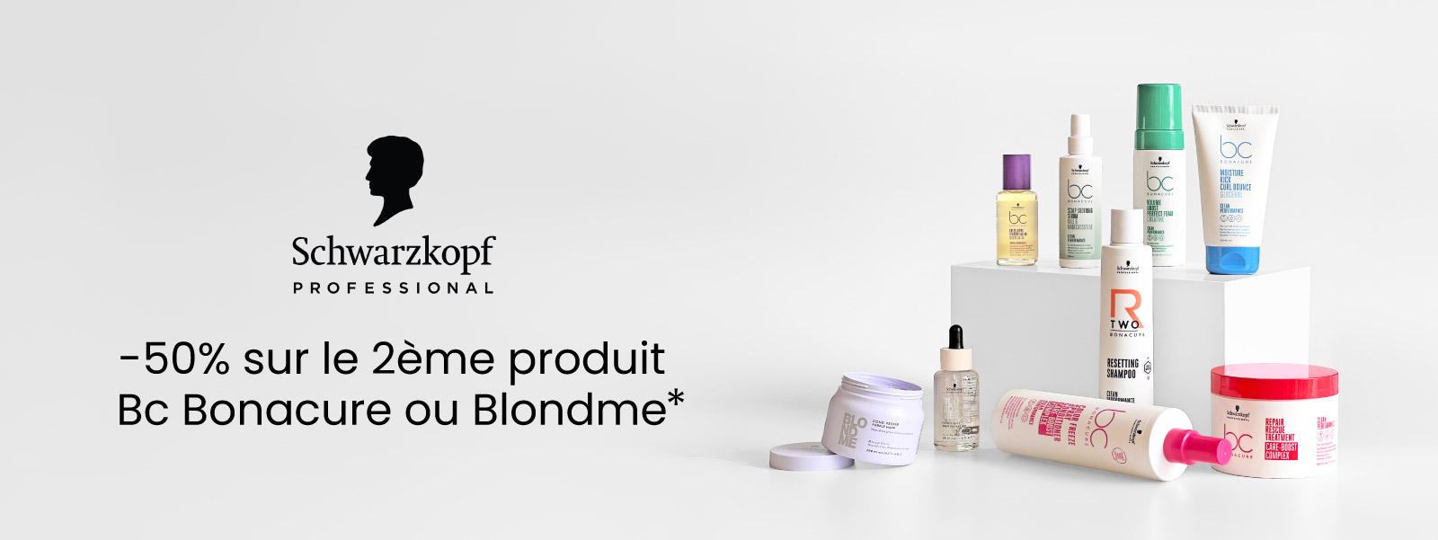 Schwarzkopf Professionnal : -50% sur le 2ème produit Bc Bonacure ou Blondme.