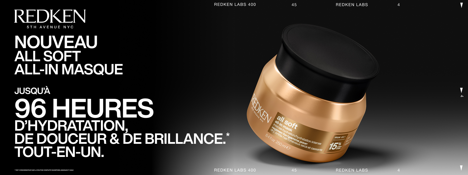 Découvrez le nouveau masque All Soft par Redken !