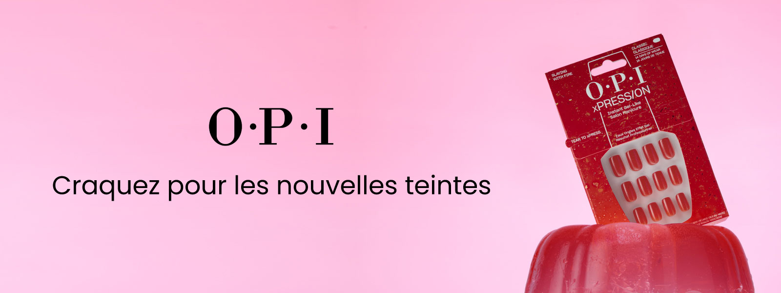 OPI : craquez pour les nouvelles teintes de faux ongles ! 