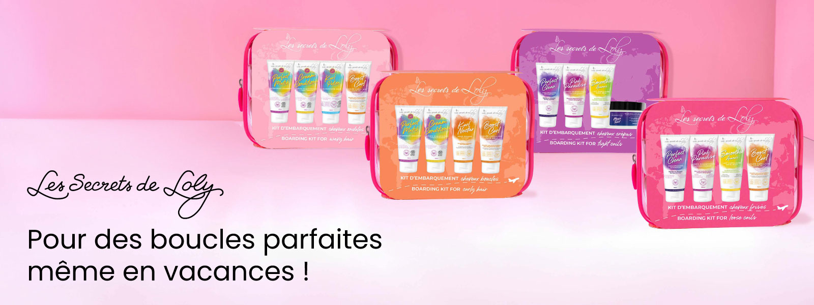 Nouveauté Les Secrets de Loly : les trousses voyage à emporter partout