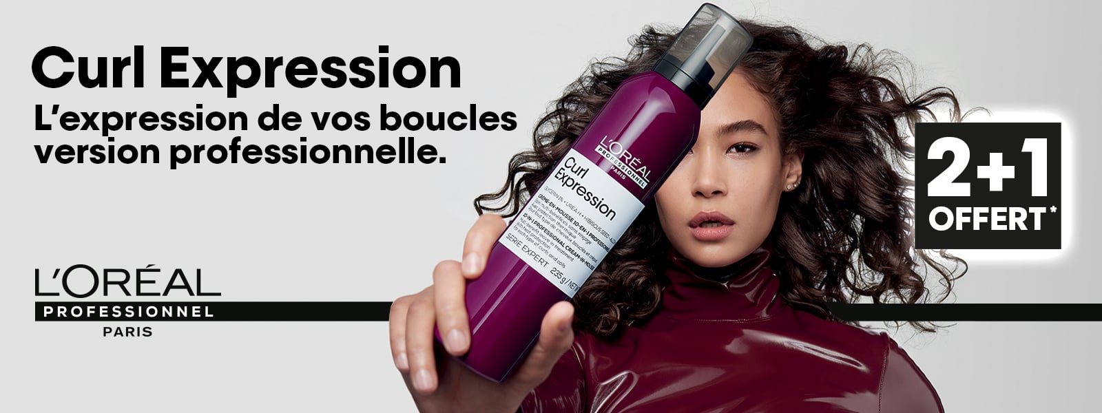 3 produits pour le prix de 2* sur une sélection Curl Expression de L'Oréal Professionnel. 3 produits pour le prix de 2* sur une sélection Curl Expression de L'Oréal Professionnel.
